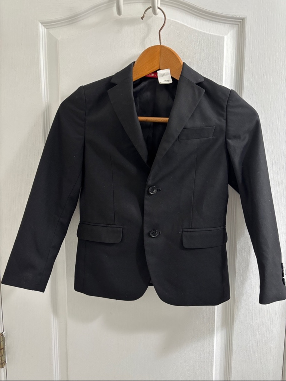 NWT Classic Black Boys' size 7-8 Two-Button Blazer suit Coat Elpa brand